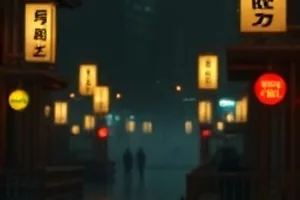 山间邮路与背着邮包的背影，远处村舍