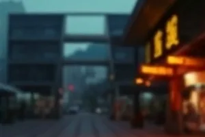 雨夜铁桥下的昏黄路灯与湿滑路面