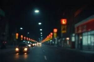 港口封锁夜里的集装箱吊机与探照灯